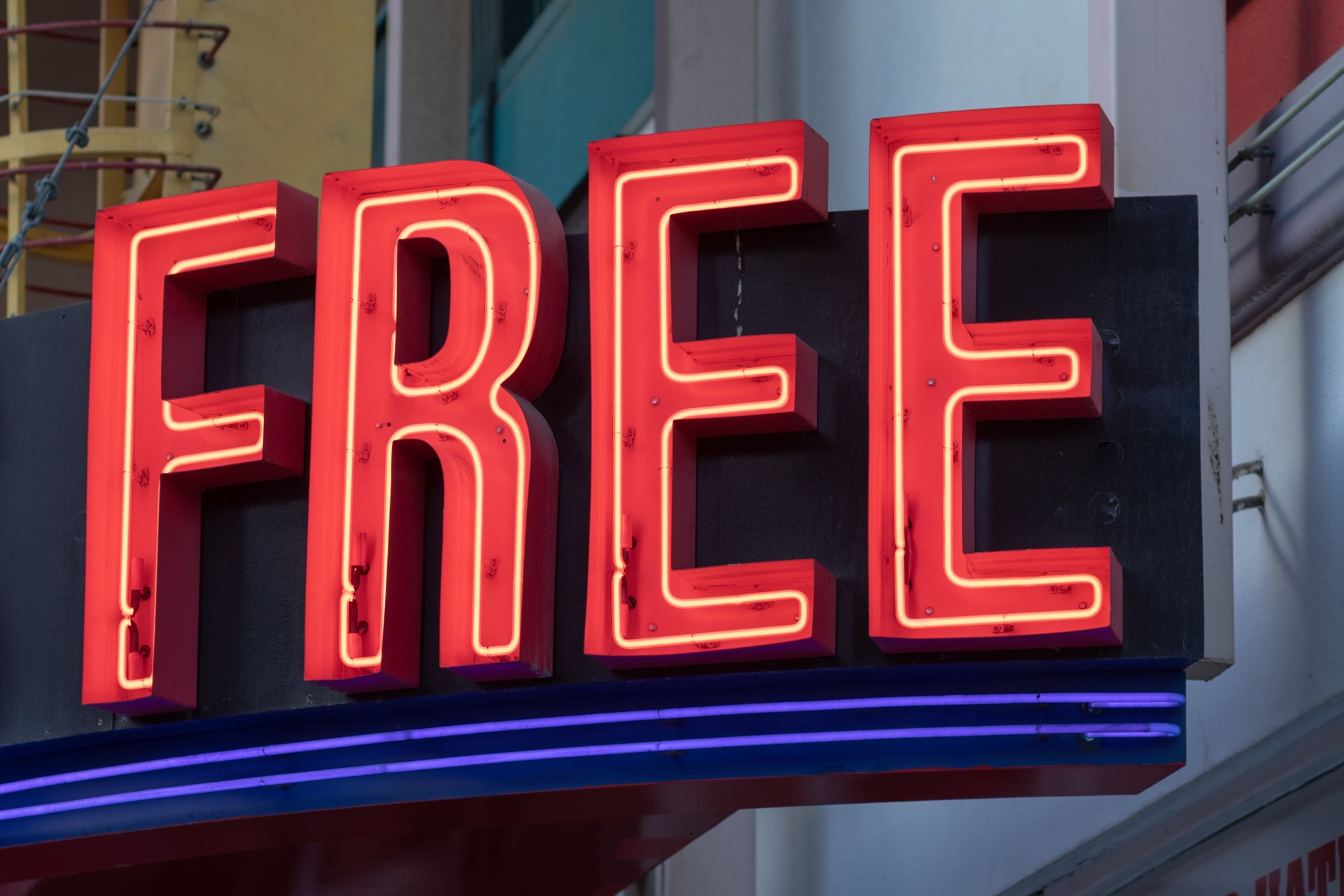Neon Free Sign
